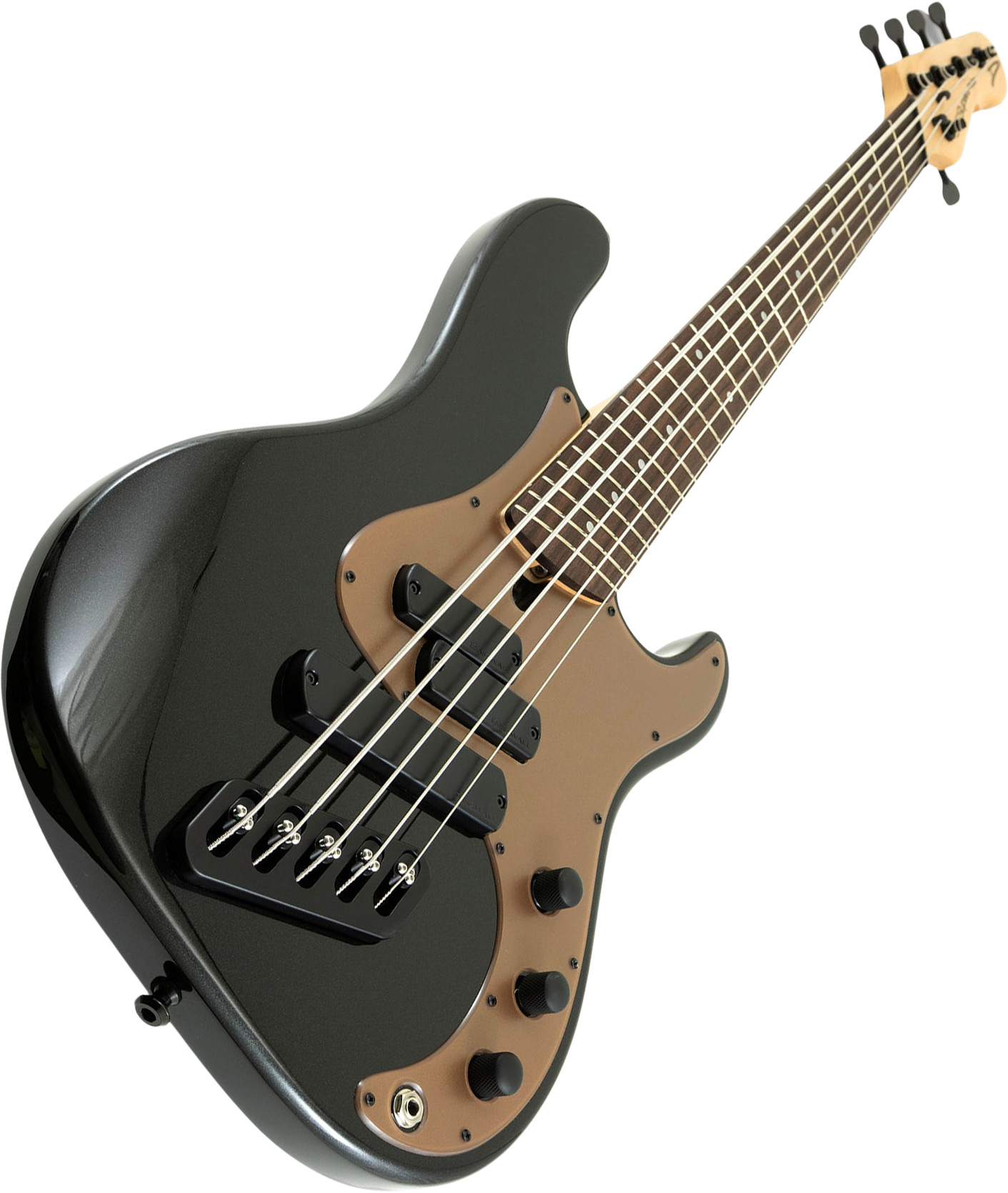 Dingwall Sp1 5c Rw - Gloss Metallic Black - Solid body elektrische bas - Variation 1