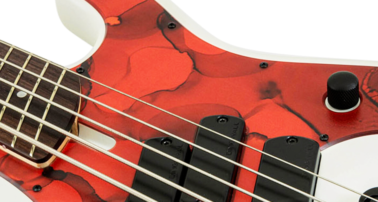 Dingwall Sp1 5c Rw - Ducati Pearl White - Solid body elektrische bas - Variation 2