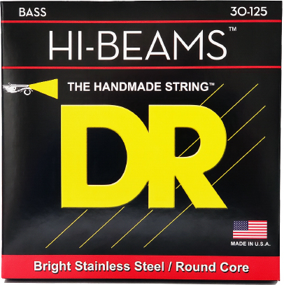 Dr Jeu De 6 Cordes Hi-beams Stainless Steel 30-125 - Elektrische bassnaren - Main picture