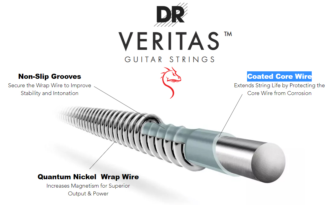 Dr Vte-9/46 Veritas Electric Guitar 6c 9-46 - Elektrische gitaarsnaren - Variation 2
