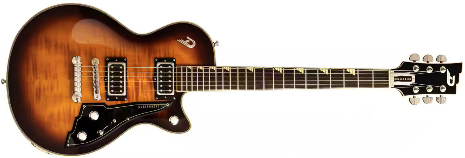 Duesenberg Fantom S 2h Ht Rw - Tobacco Burst - Enkel gesneden elektrische gitaar - Main picture