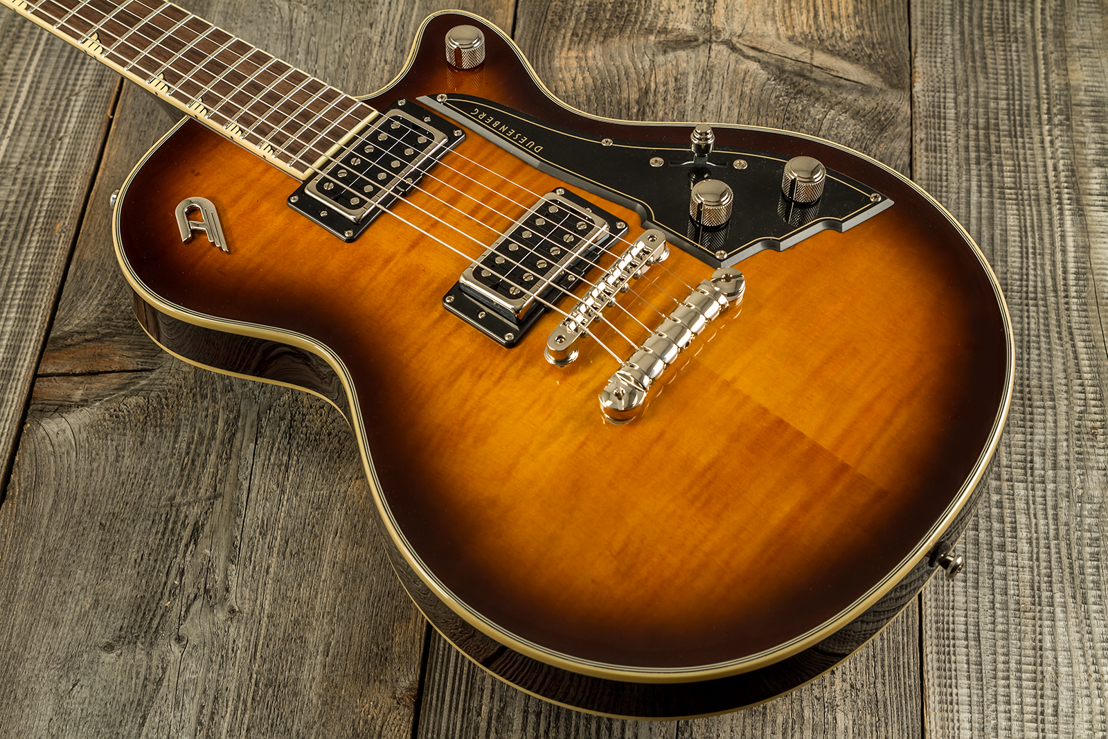 Duesenberg Fantom S 2h Ht Rw - Light Antique Burst - Enkel gesneden elektrische gitaar - Variation 4