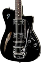 Enkel gesneden elektrische gitaar Duesenberg CARIBOU HS - Black