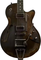 Semi hollow elektriche gitaar Duesenberg Custom Shop Starplayer TV - Rusty relic