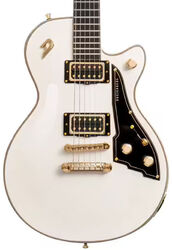 Enkel gesneden elektrische gitaar Duesenberg Fantom Series A - Aged white