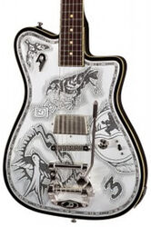 Kenmerkende elektrische gitaar Duesenberg Johnny Depp Alliance - Aluminium plate