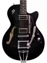 Semi hollow elektriche gitaar Duesenberg Starplayer CBR - Transparent black burst
