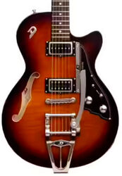Semi hollow elektriche gitaar Duesenberg Starplayer CBR - tobacco burst