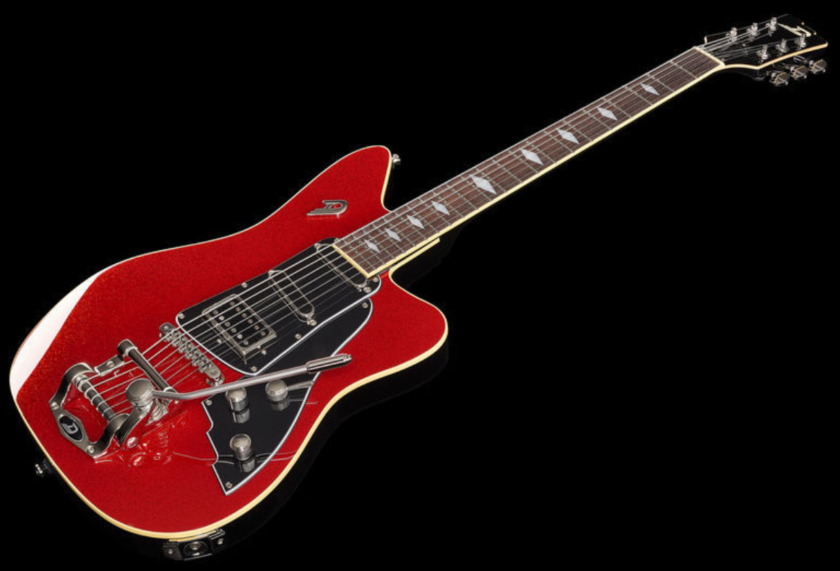 Duesenberg Paloma Hss Trem Rw - Red Sparkle - Enkel gesneden elektrische gitaar - Variation 1