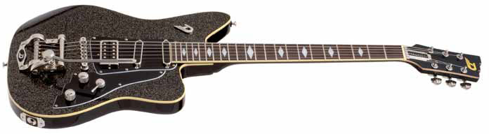 Duesenberg Paloma Hss Trem Rw - Black Sparkle - Enkel gesneden elektrische gitaar - Variation 1