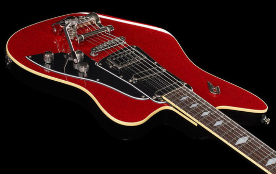 Duesenberg Paloma Hss Trem Rw - Red Sparkle - Enkel gesneden elektrische gitaar - Variation 2