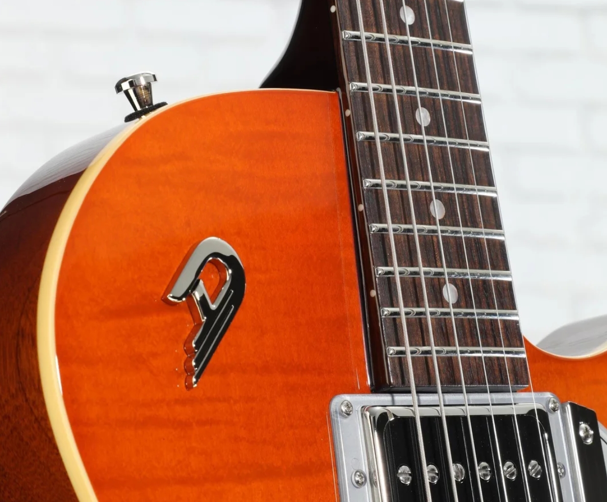 Duesenberg Starplayer Cbr Hs Trem Bigsby Rw - Transparent Vintage Orange - Semi hollow elektriche gitaar - Variation 3
