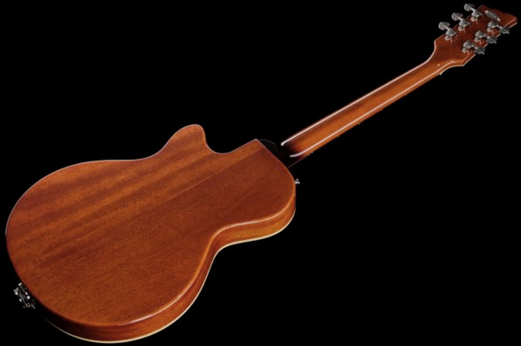 Duesenberg Starplayer Cbr Hs Trem Bigsby Rw - Transparent Vintage Orange - Semi hollow elektriche gitaar - Variation 4