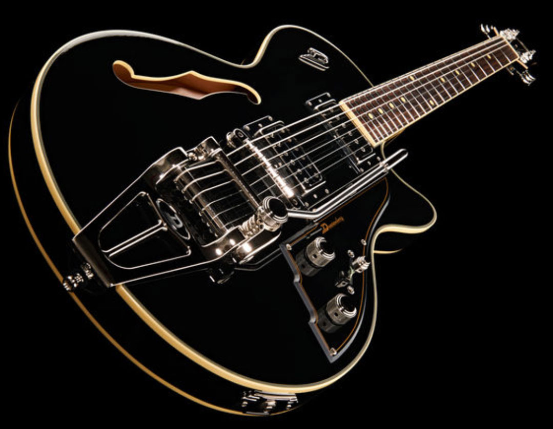Duesenberg Starplayer Iii Hs Trem Rw - Black - Semi hollow elektriche gitaar - Variation 1