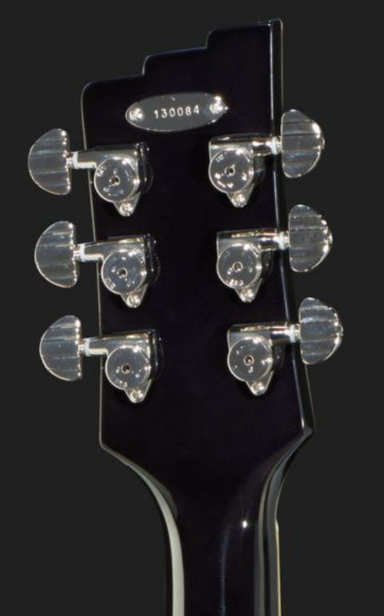 Duesenberg Starplayer Tv Hs Trem Rw - Black Sparkle - Semi hollow elektriche gitaar - Variation 4