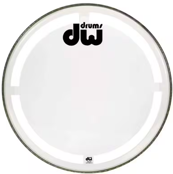 Dw Peau De Grosse Caisse Coated Clear - 24 Pouces - Bassdrumvel - Main picture