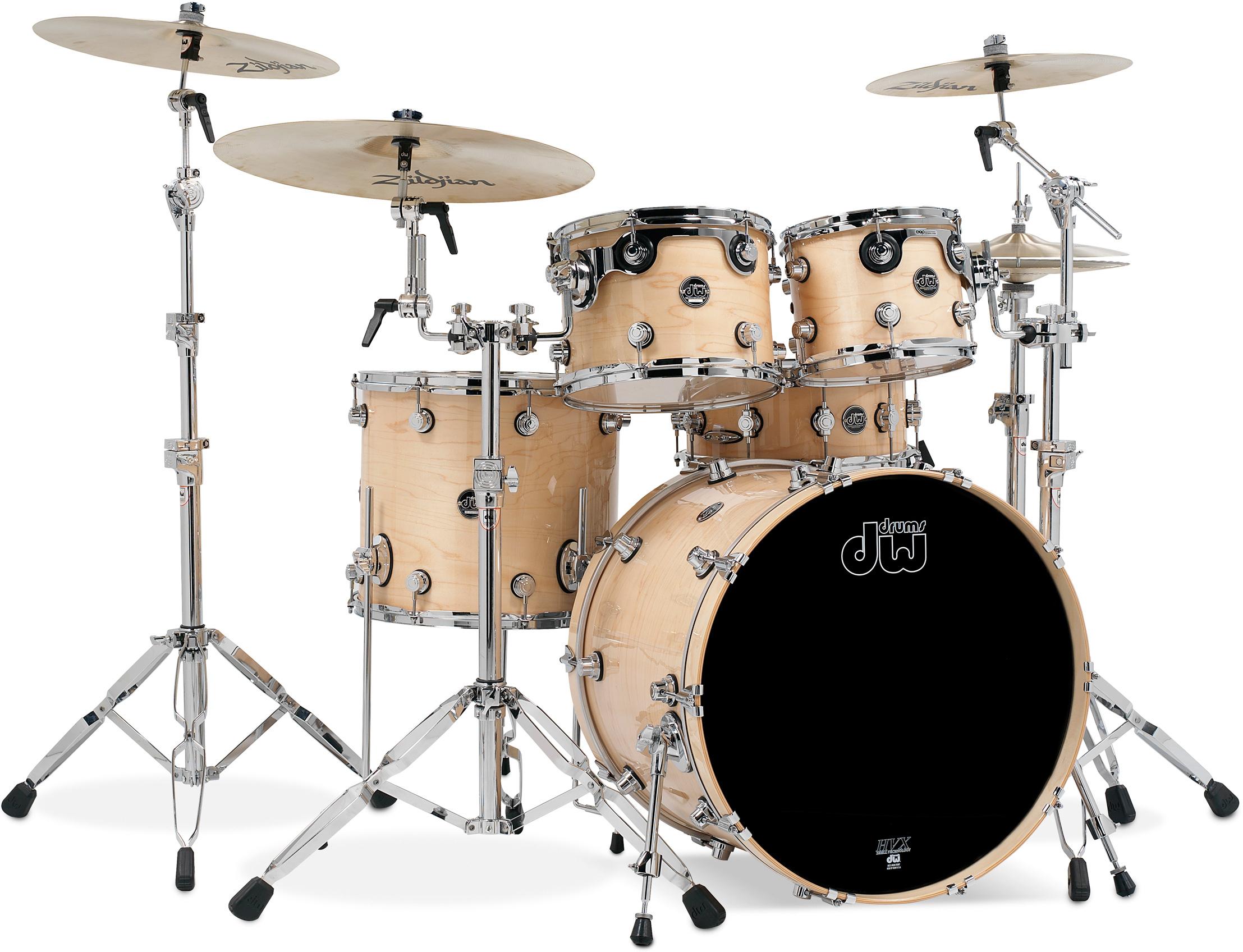 Dw Performance Set Standard - 4 FÛts - Natural Lacquer - Standaard drumstel - Main picture