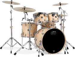 Standaard drumstel Dw Performance Set Standard - 4 trommels - Natural lacquer