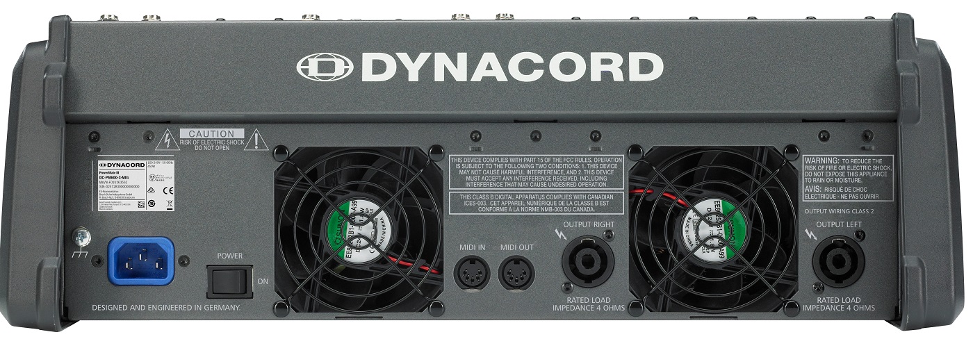 Dynacord Powermate 600-3 - Versterkbare mengtafel - Variation 3