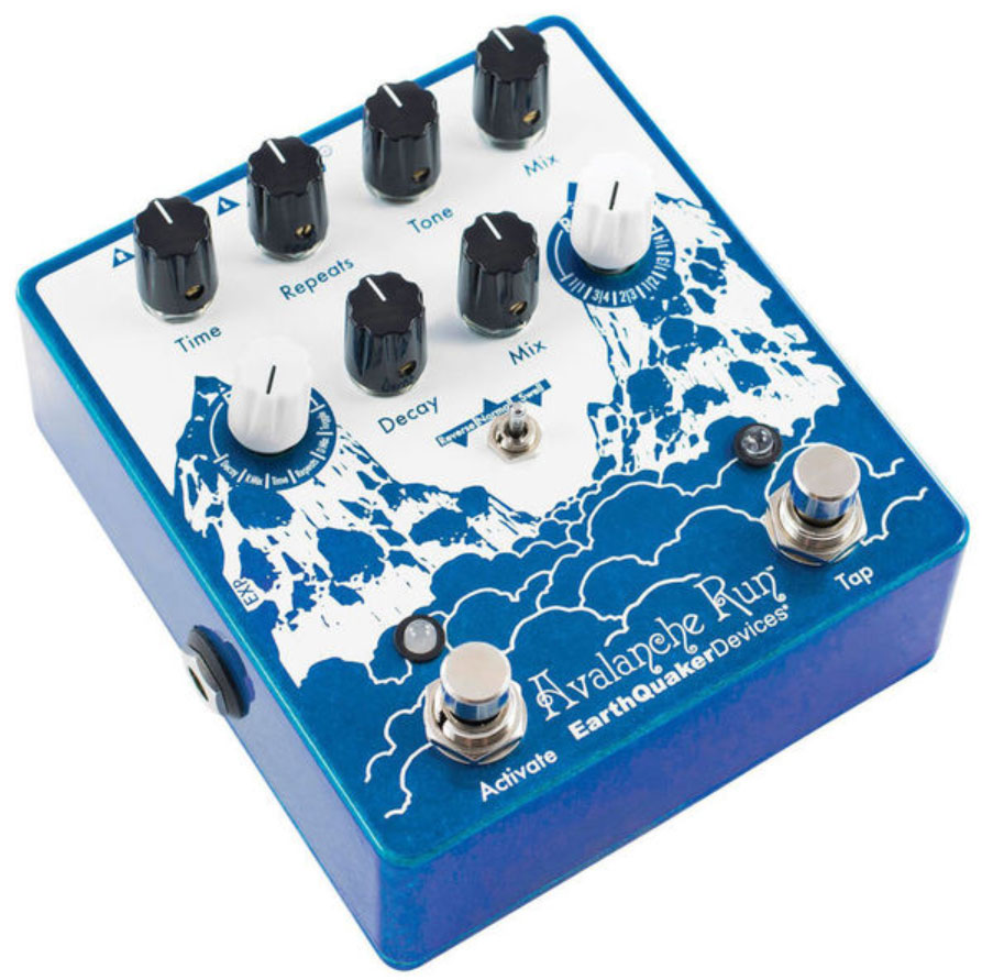 Earthquaker Avalanche Run Stereo Delay Reverb V2 - Reverb/delay/echo effect pedaal - Variation 1