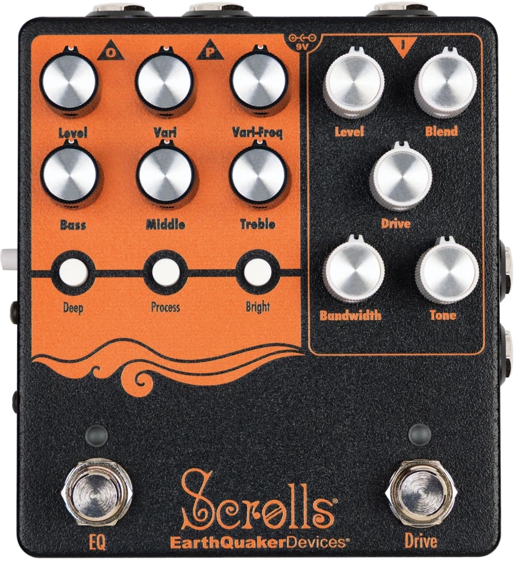 Earthquaker Devices Scrolls Bass Odyssey Overdrive / Eq - Overdrive/distortion/fuzz effectpedaal - Main picture