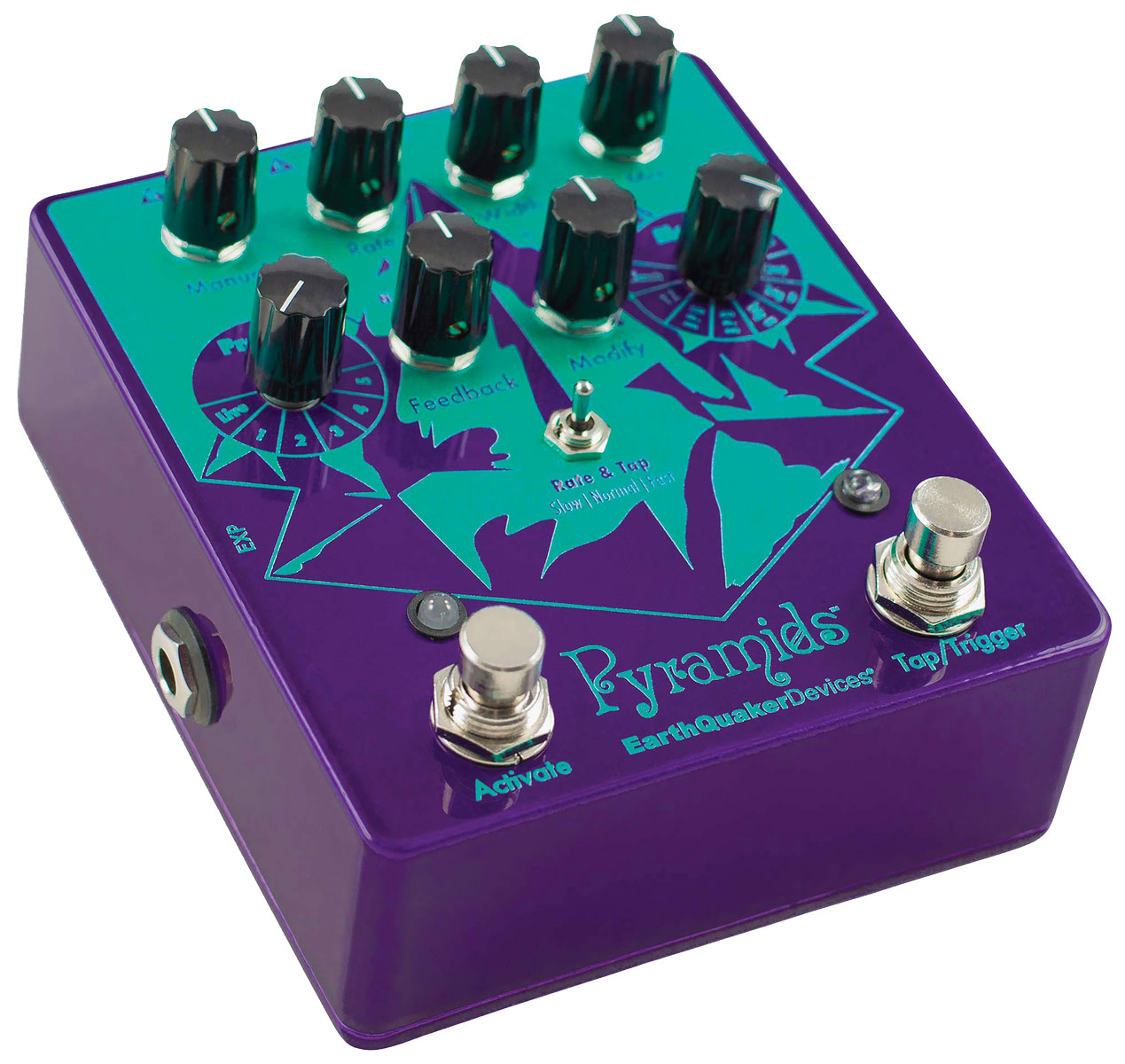 Earthquaker Pyramids Flanger - Modulation/chorus/flanger/phaser en tremolo effect pedaal - Variation 2