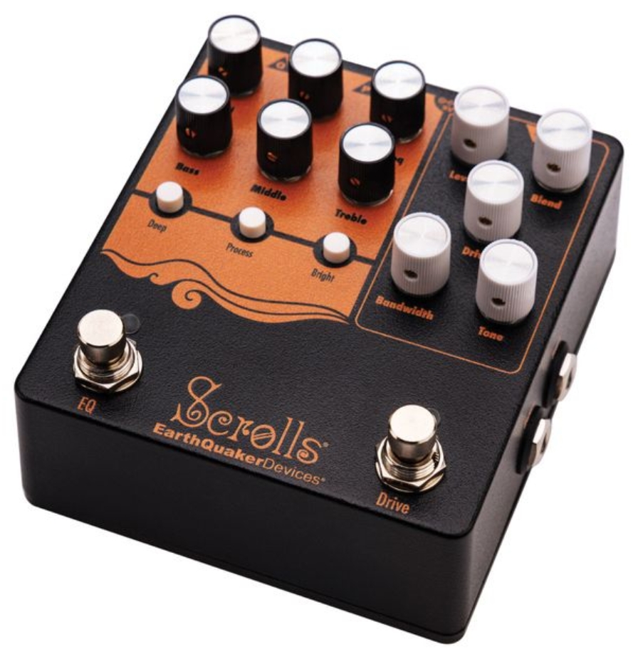 Earthquaker Devices Scrolls Bass Odyssey Overdrive / Eq - Overdrive/distortion/fuzz effectpedaal - Variation 1