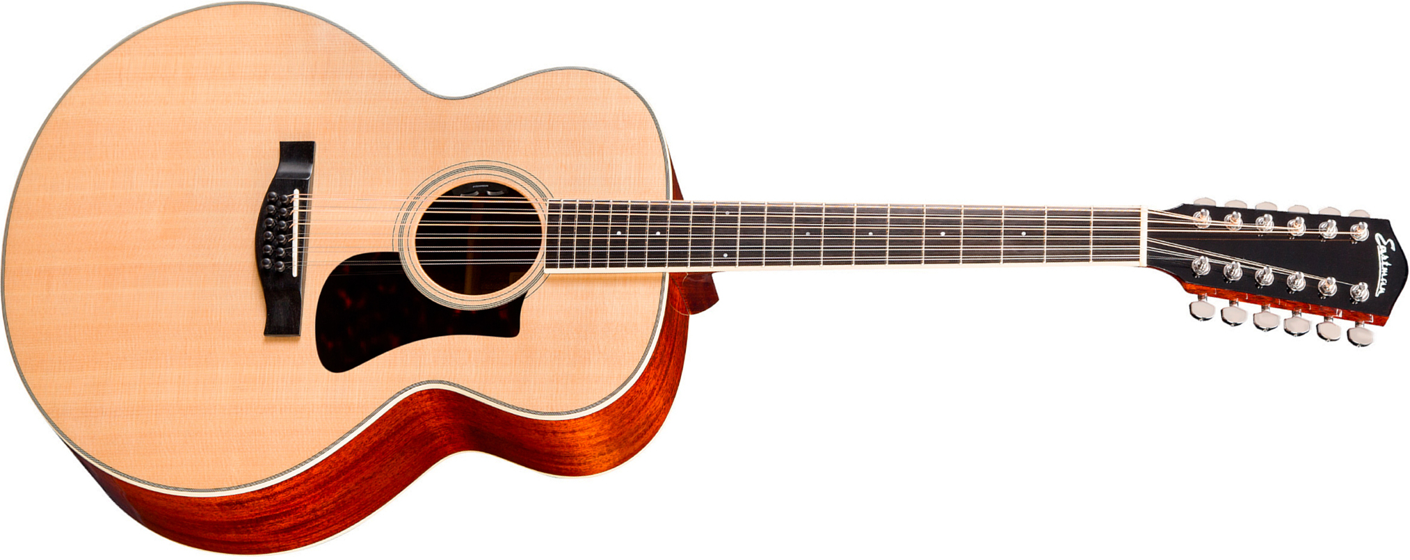 Eastman Ac330e-12 Jumbo 12c Epicea Acajou Eb - Truetone Gloss Natural - Folk gitaar - Main picture