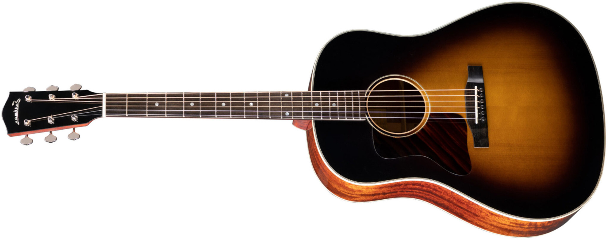Eastman E10p Thermo Cure Gaucher Parlor Epicea Acajou Eb - Folk gitaar - Main picture