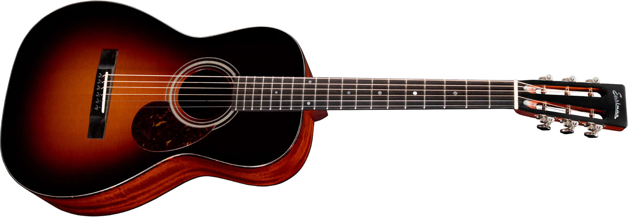 Eastman E1p Deluxe Parlor Shsc Epicea Sapele Eb - Truetone Gloss Sunburst - Folk gitaar - Main picture