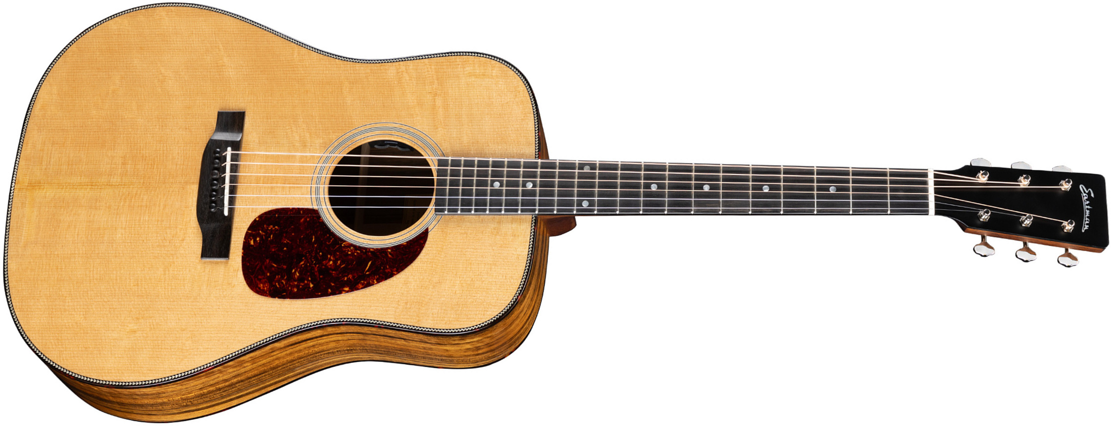 Eastman E3d Deluxe Dreadnought Cedre Sapele Eb - Truetone Gloss Natural - Volksgitaar - Main picture