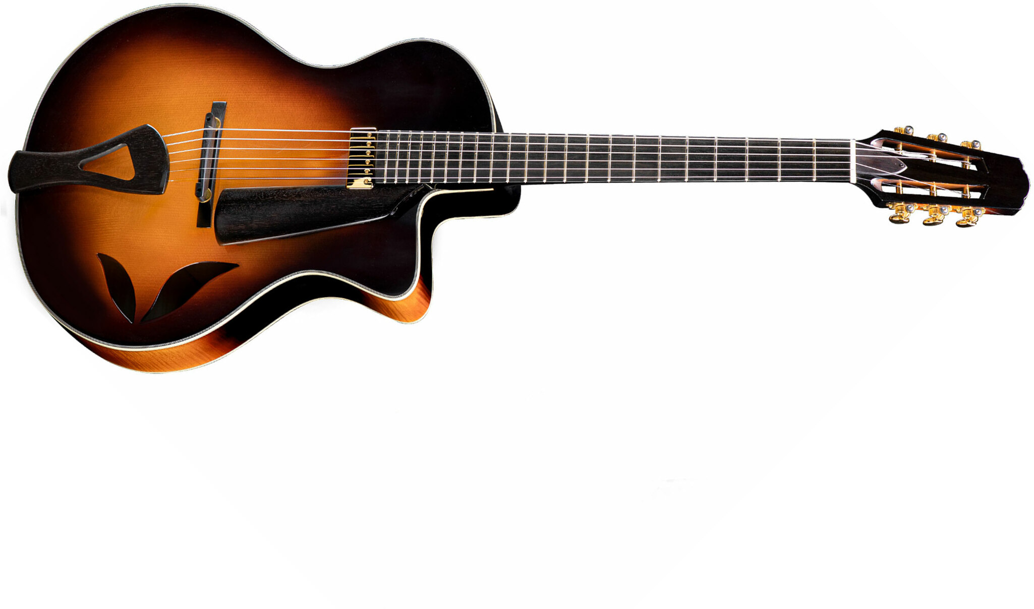 Eastman Frank Vignola Model Fv880ce Signature Archtop Cw Eb - Sunburst - Hollow bodytock elektrische gitaar - Main picture