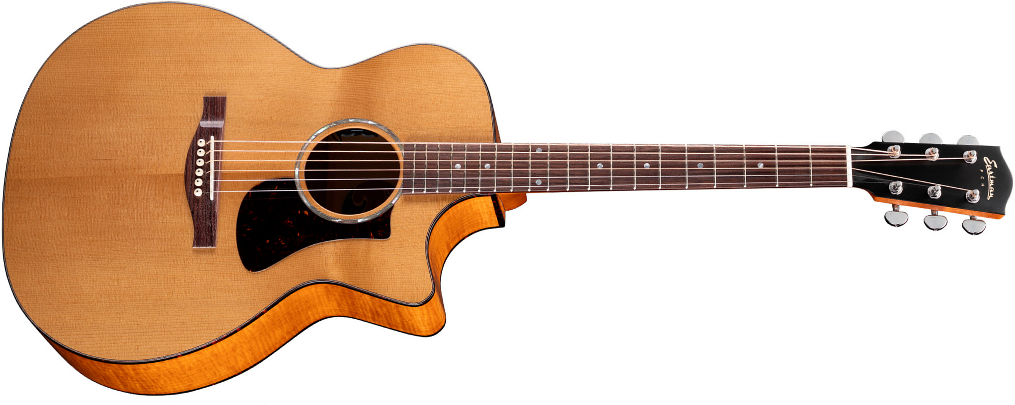 Eastman Pch3-gace Grand Auditorium Cw Epicea Erable Rw - Truetone Gloss Amberburst - Folk gitaar - Main picture