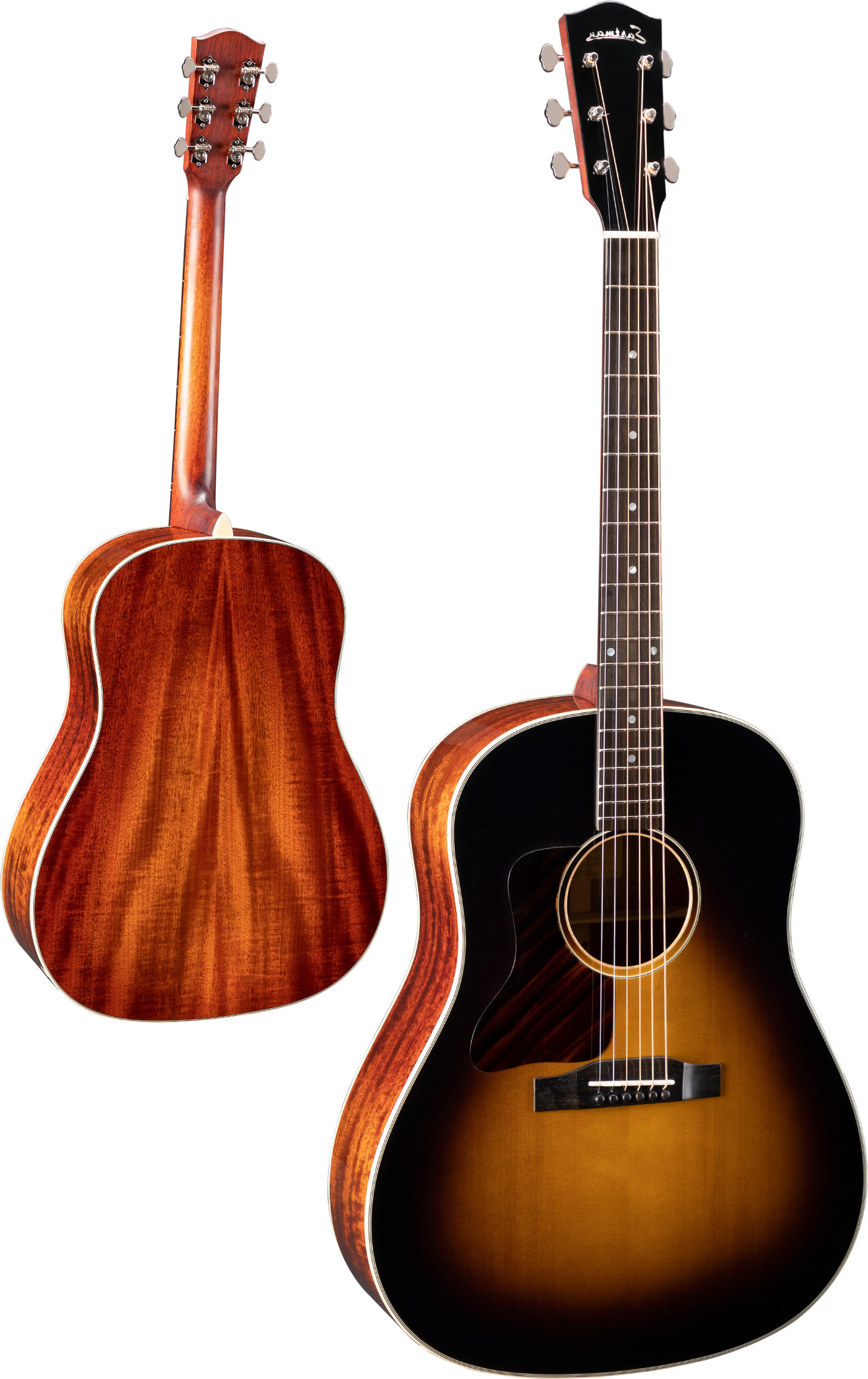 Eastman E10p Thermo Cure Gaucher Parlor Epicea Acajou Eb - Folk gitaar - Variation 1