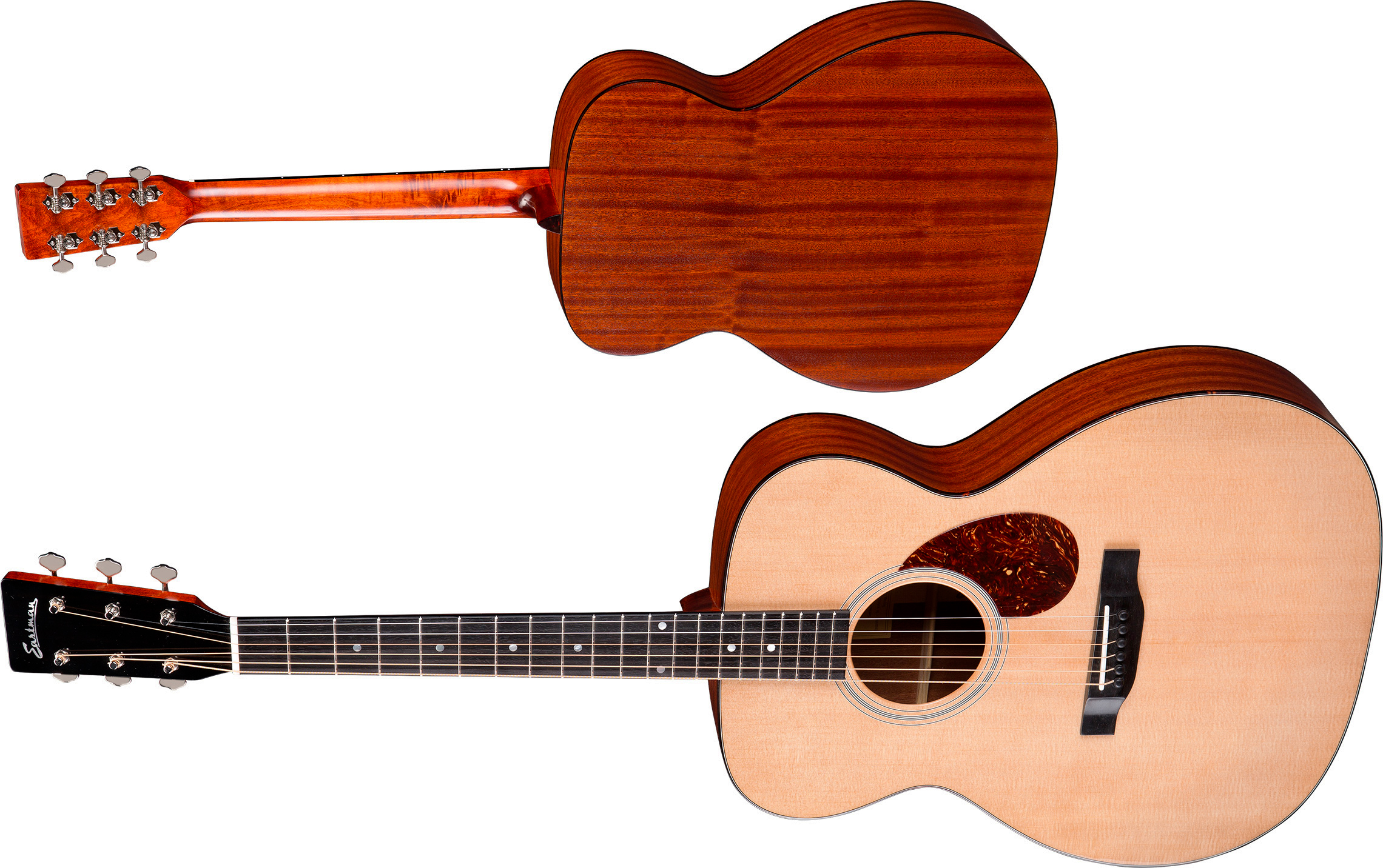 Eastman E1om Lh Orchestra Model Gaucher Shsc Epicea Sapele Eb - Truetone Satin Natural - Folk gitaar - Variation 1