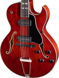 Hollow body elektrische gitaar Eastman Archtop AR372CE-P90 - Truetone gloss classic