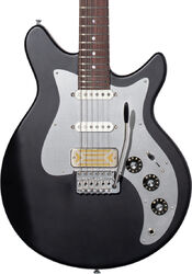 Retro-rock elektrische gitaar Eastman Fullertone DC '62 - Truetone satin moss black