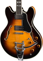 Semi hollow elektriche gitaar Eastman T486B Thinline Laminate - Sunburst