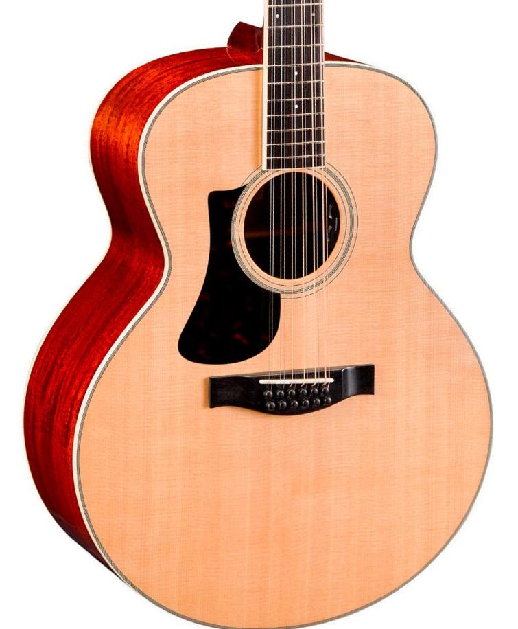 Folk gitaar Eastman AC330E-12 12-String LH - Truetone gloss natural