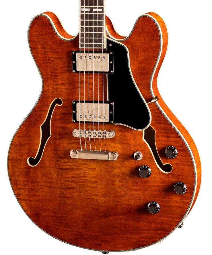 Single cut gitaar  Eastman Thinline T59/TV - Truetone Vintage Gloss Amber