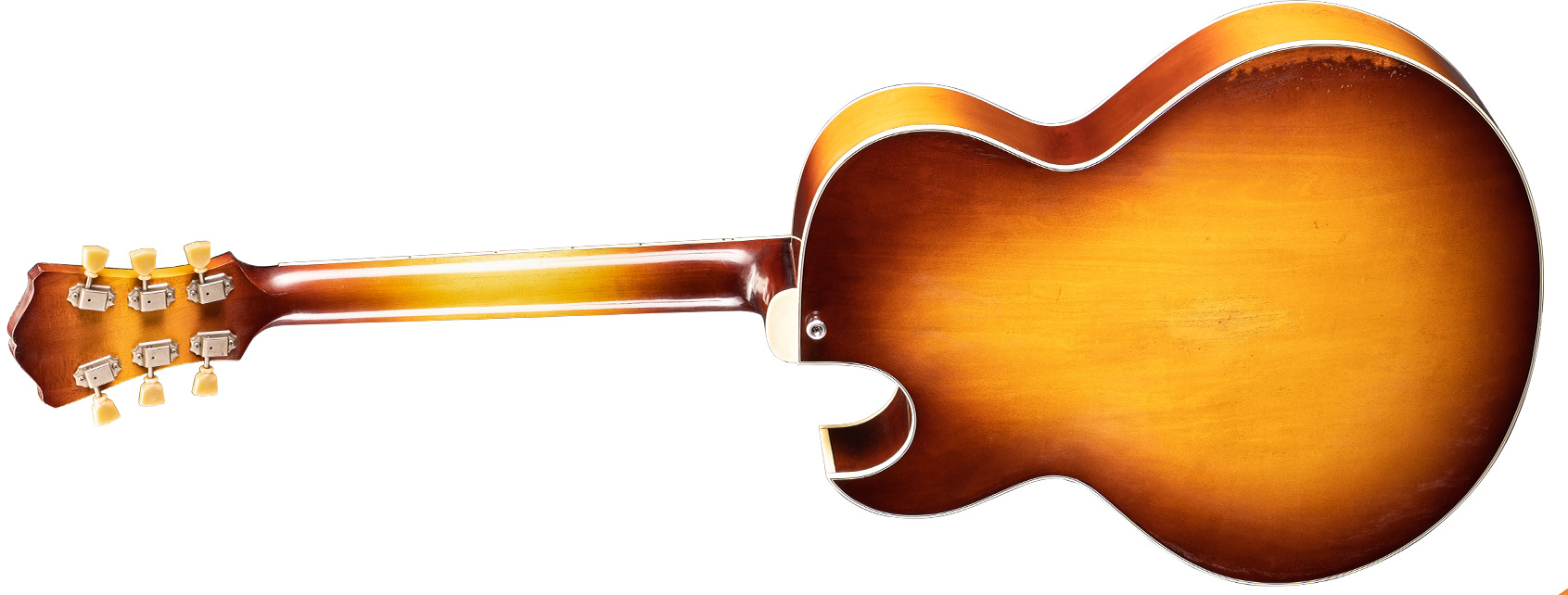 Eastman T49d/v Archtop 1h Lollar Ht Rw - Antique Varnish Goldburst - Semi hollow elektriche gitaar - Variation 1