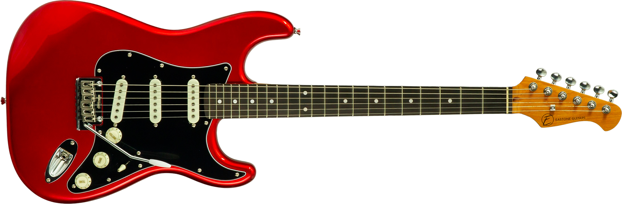 Eastone St100-mr-rw 3s Trem Rw - Candy Apple Red - Elektrische gitaar in Strat vorm - Main picture