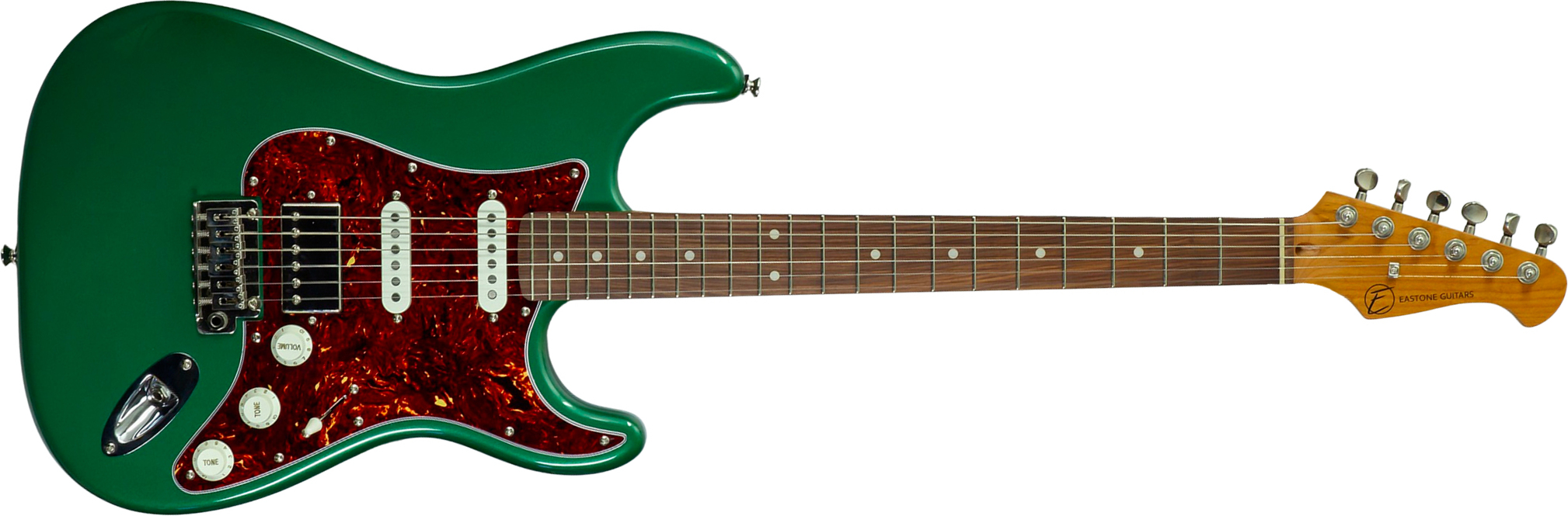 Eastone St550r-dmg Hss Trem Rw - Dark Metal Green - Elektrische gitaar in Strat vorm - Main picture