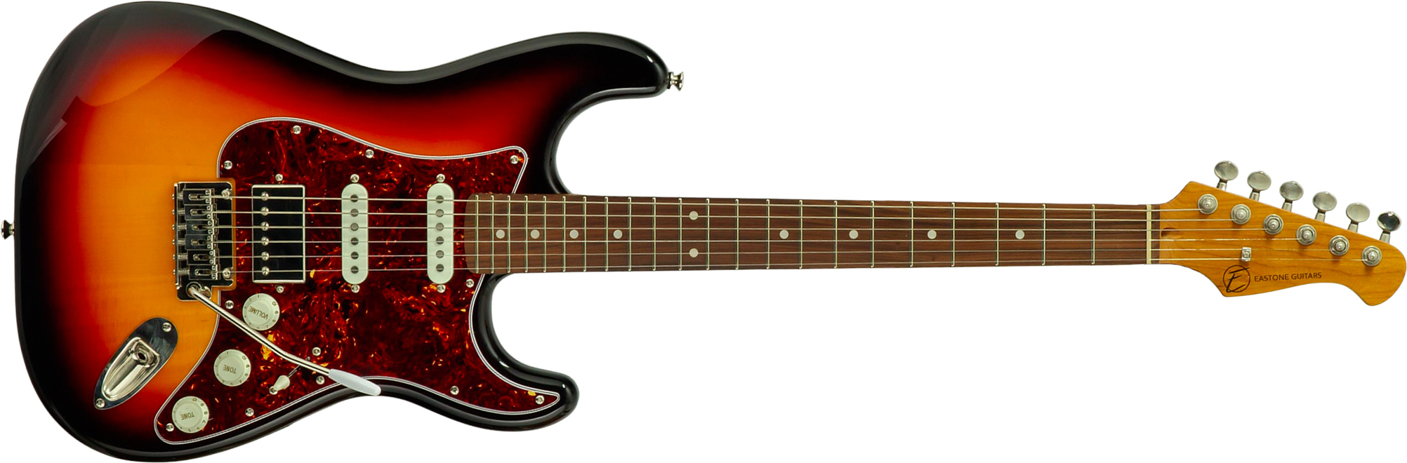 Eastone St550r-fs2t-rw Hss Trem Rw - 2 Tone Burst - Elektrische gitaar in Strat vorm - Main picture