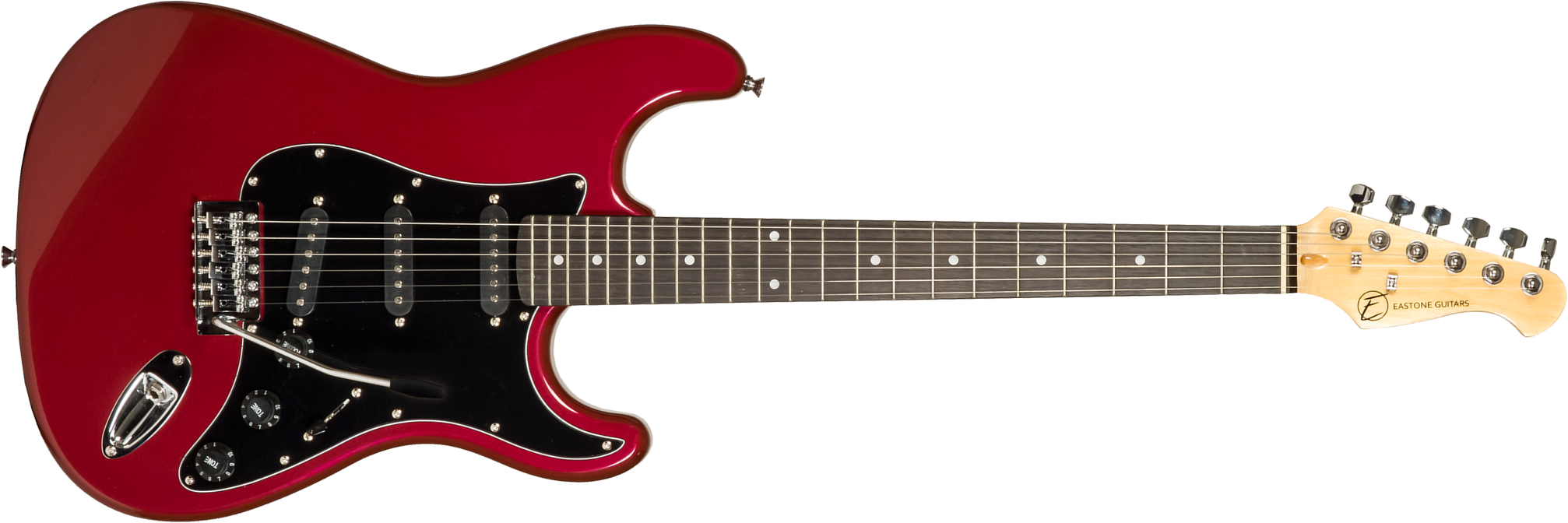 Eastone Str70t 3s Trem Pur - Dark Red - Elektrische gitaar in Str-vorm - Main picture