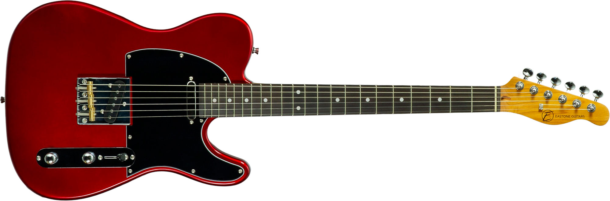 Eastone Tl100r-mr-rw 2s Ht Mn - Metal Red - Televorm elektrische gitaar - Main picture