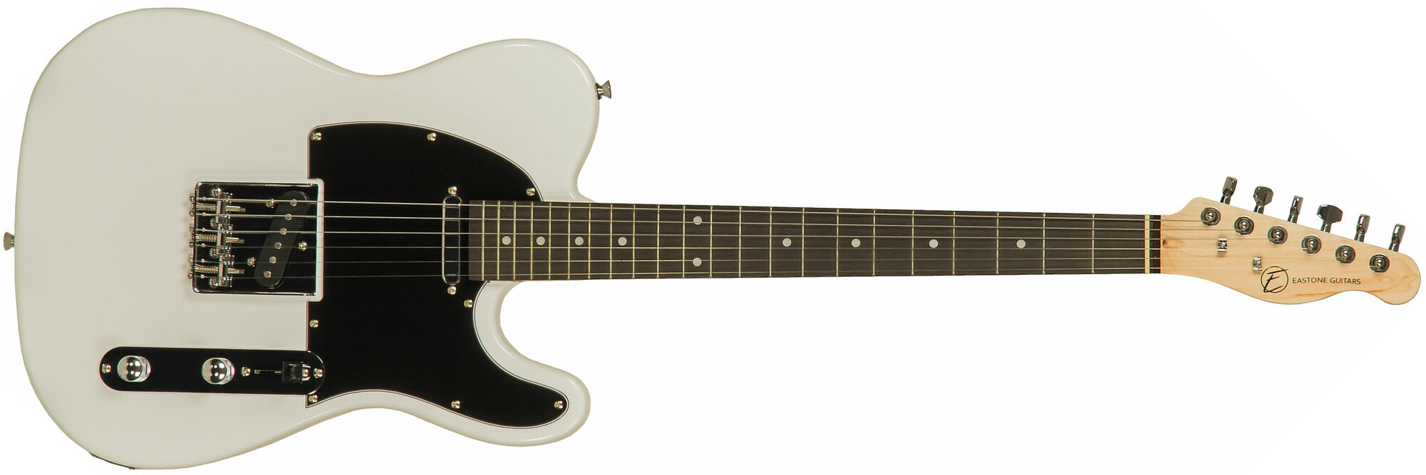Eastone Tl70 2s Ht Pur - Olympic White - Televorm elektrische gitaar - Main picture