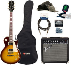 LP200 +Fender Frontman 20G +Accessories - honey sunburst