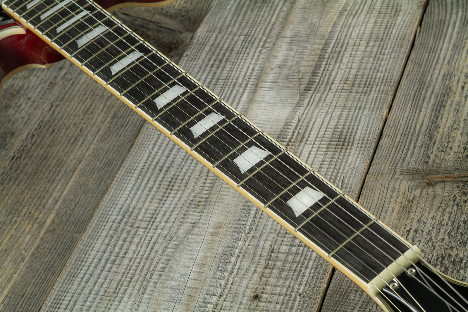 Eastone Gj70-win - Wine - Semi hollow elektriche gitaar - Variation 15