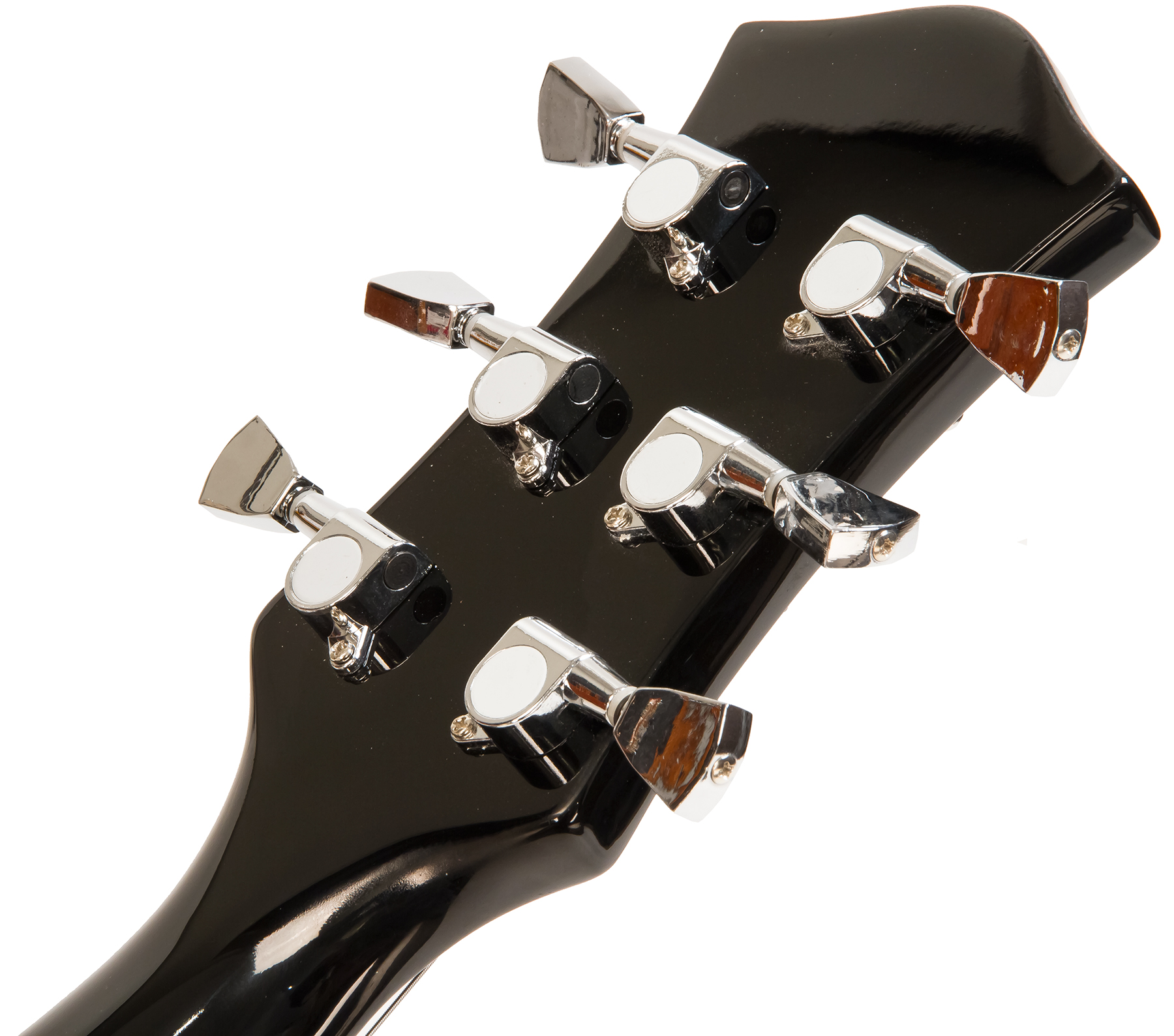 Eastone Lp100 +fender Frontman 20g +cable +clip-on Tuner +mediators +housse +courroie - Black - Elektrische gitaar set - Variation 3